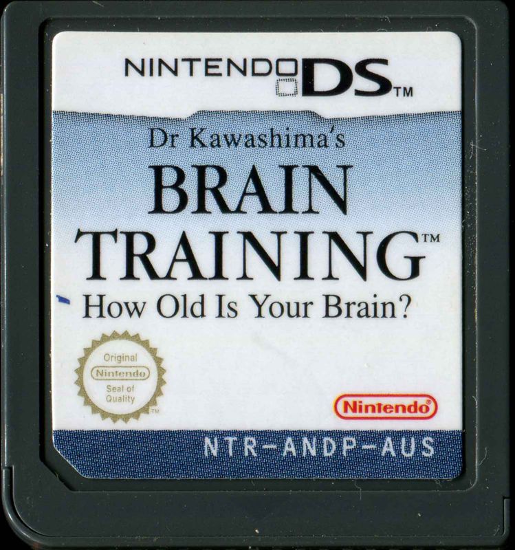 Media for Brain Age: Train Your Brain in Minutes a Day! (Nintendo DS): Front