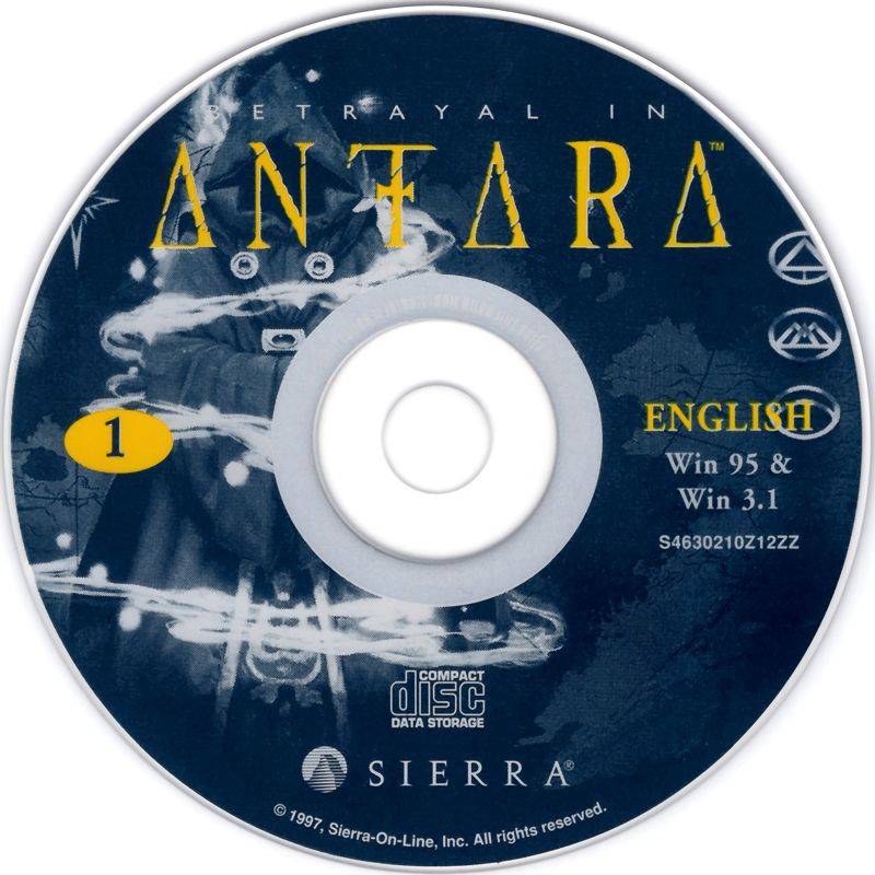 Media for Betrayal in Antara (Windows and Windows 16-bit): Disc 1