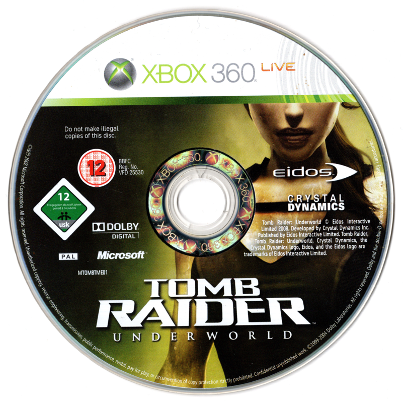 Media for Tomb Raider: Underworld (Xbox 360)