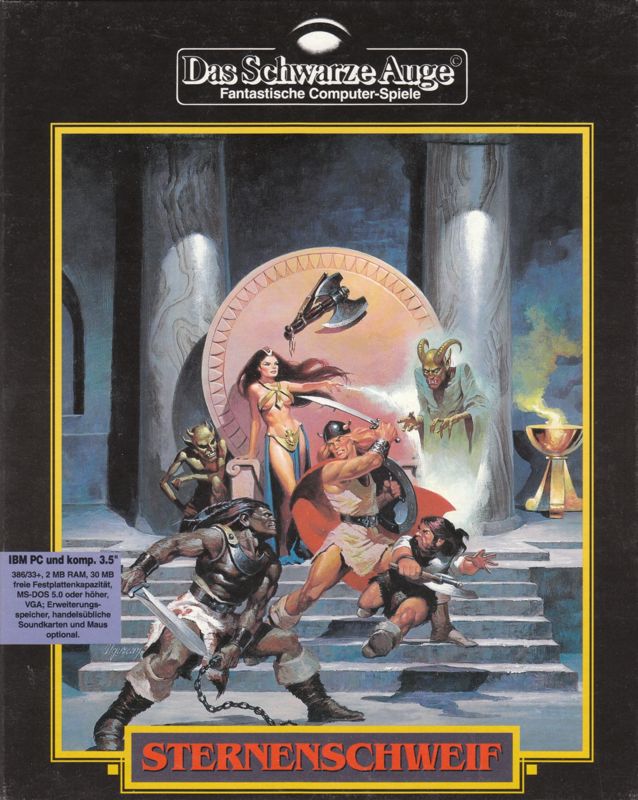Front Cover for Realms of Arkania: Star Trail (DOS)