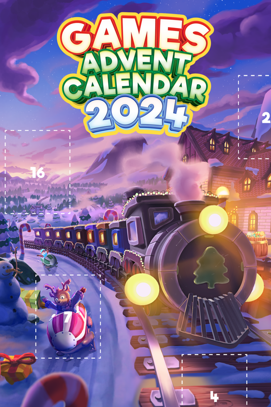 Games Advent Calendar 2024 box covers MobyGames