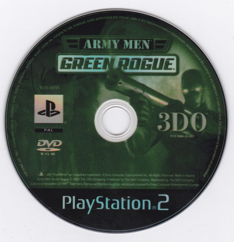 Media for Army Men: Green Rogue (PlayStation 2)