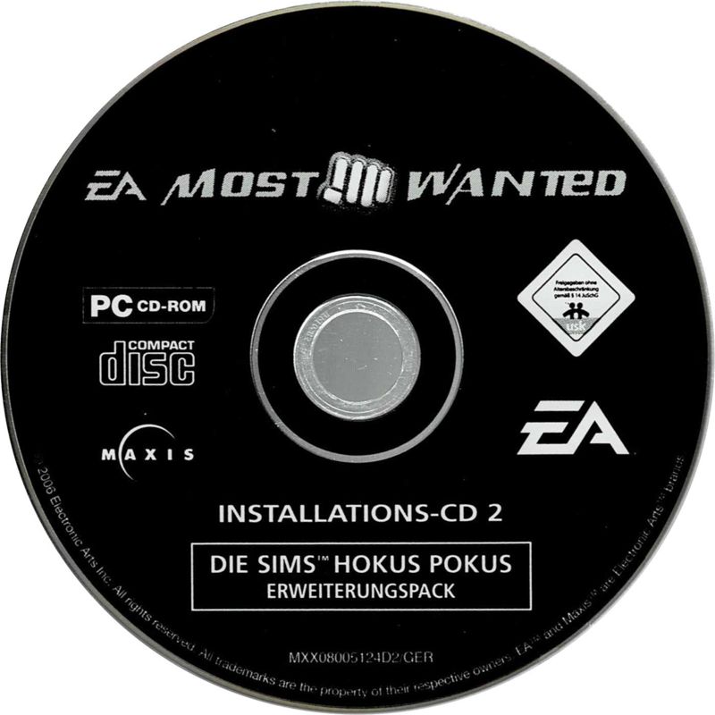 Media for The Sims: Makin' Magic (Windows) (EA Most Wanted release): Disc 2