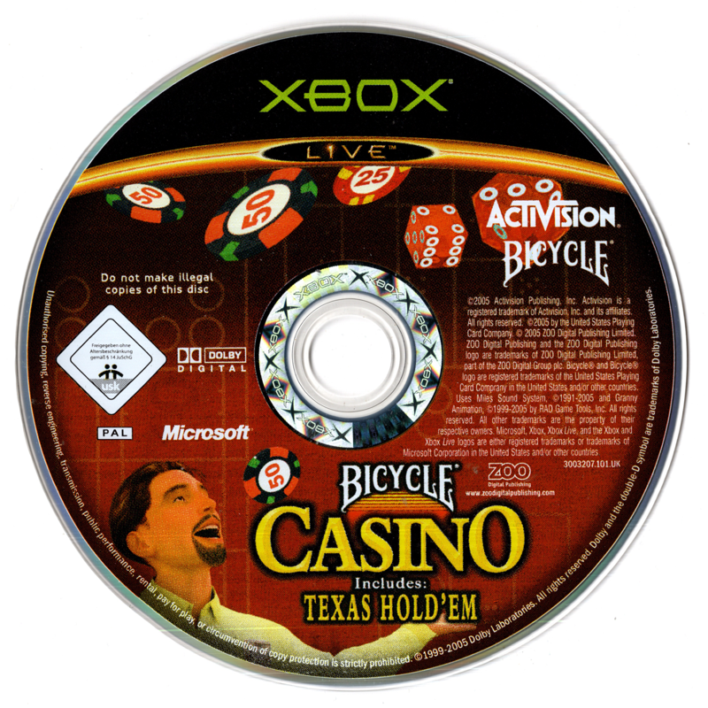 Media for Bicycle Casino (Xbox)