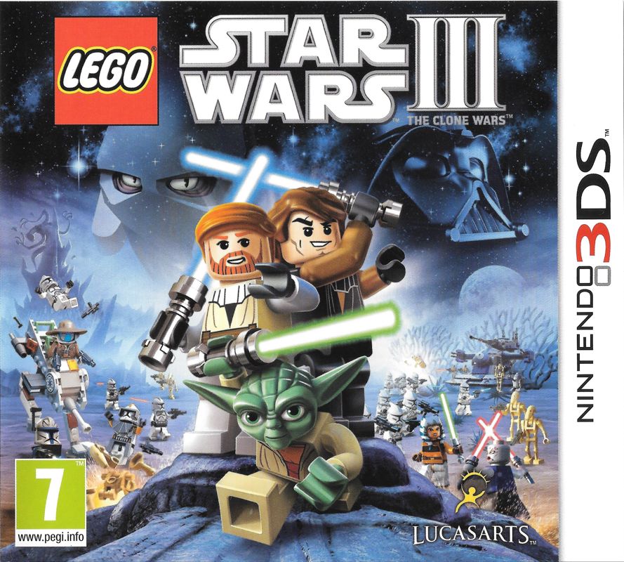 Front Cover for LEGO Star Wars III: The Clone Wars (Nintendo 3DS)