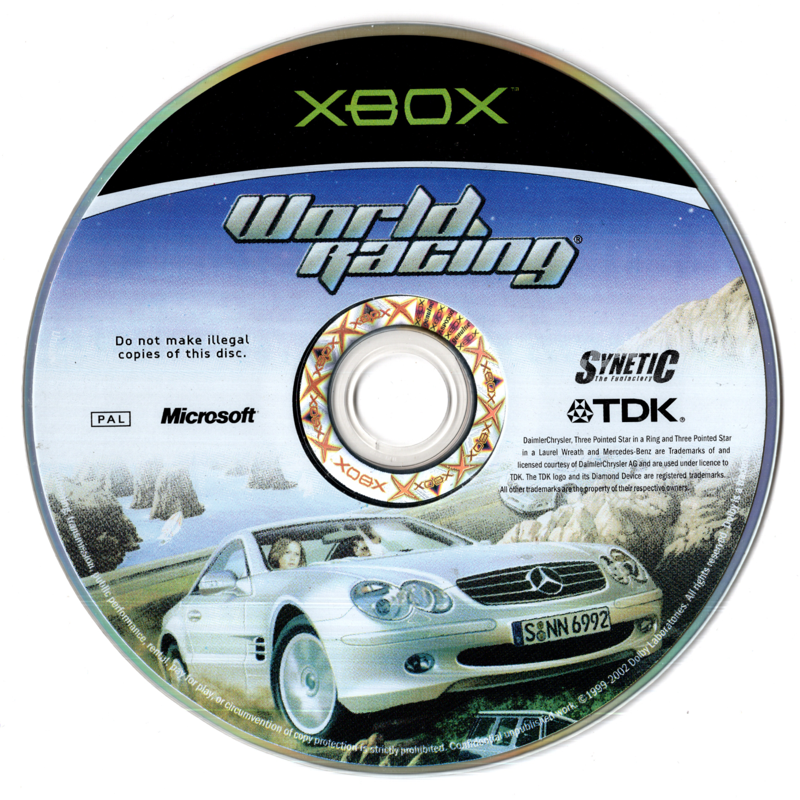 Media for World Racing (Xbox)