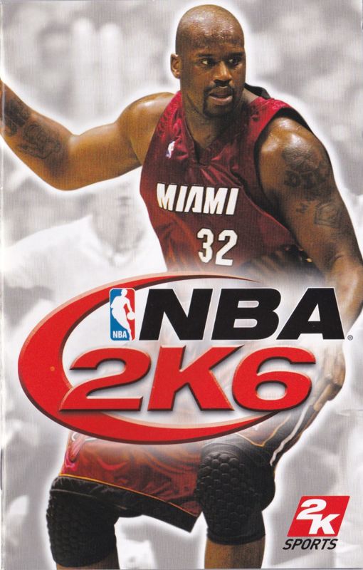 Manual for NBA 2K6 (PlayStation 2): Front