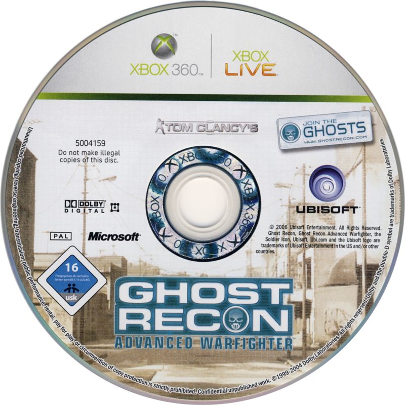 Media for Tom Clancy's Ghost Recon: Advanced Warfighter (Xbox 360)
