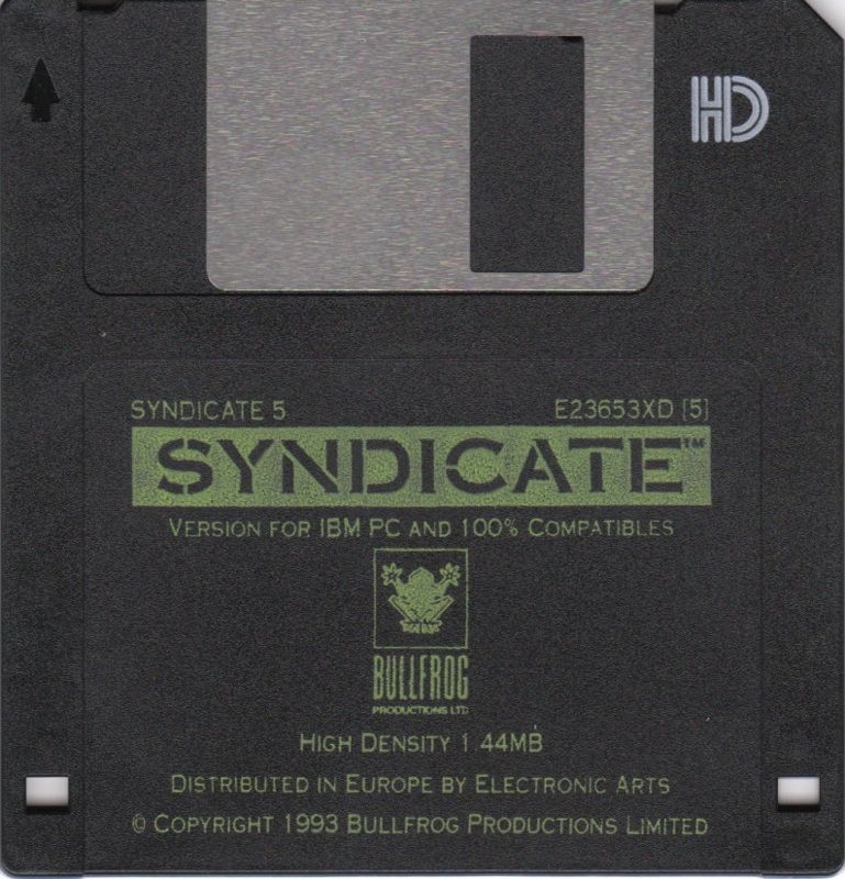 Media for Syndicate (DOS) (3.5" disk release): Disk 5/5