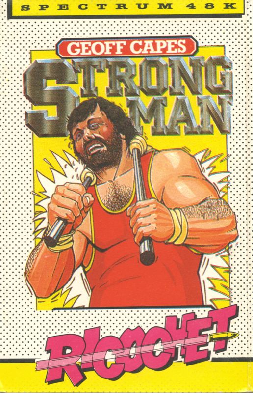 Front Cover for Geoff Capes Strongman (ZX Spectrum) (Ricochet! Release)