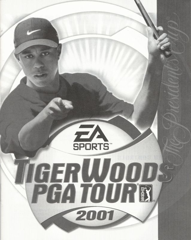 Manual for Tiger Woods PGA Tour 2001 (Windows): Front