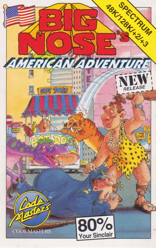 Front Cover for Big Nose's American Adventure (ZX Spectrum)