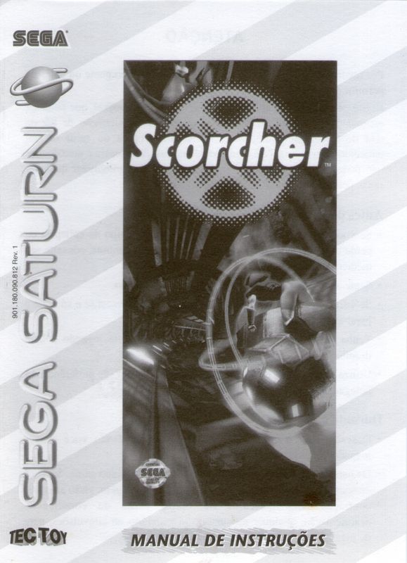 Manual for Scorcher (SEGA Saturn): Front