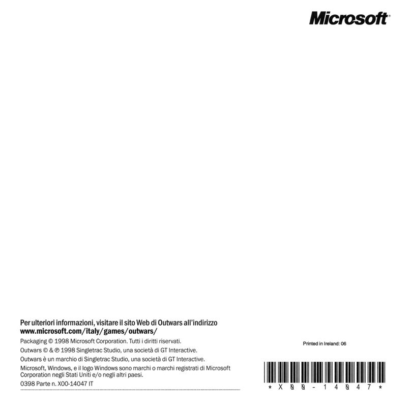 Manual for Outwars (Windows): Back