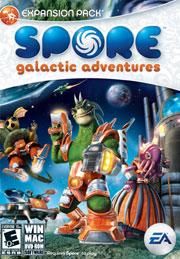 Front Cover for Spore: Galactic Adventures (Macintosh and Windows) (GamersGate release)