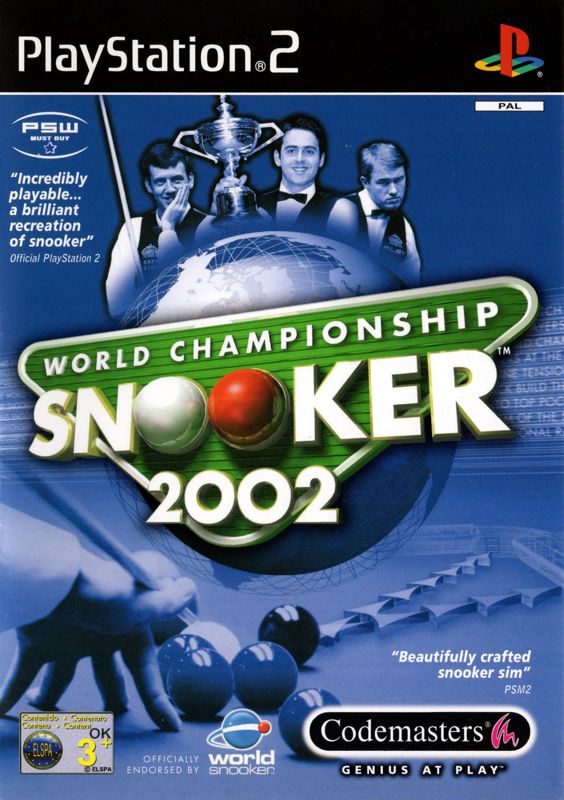 Front Cover for World Championship Snooker 2002 (PlayStation 2)