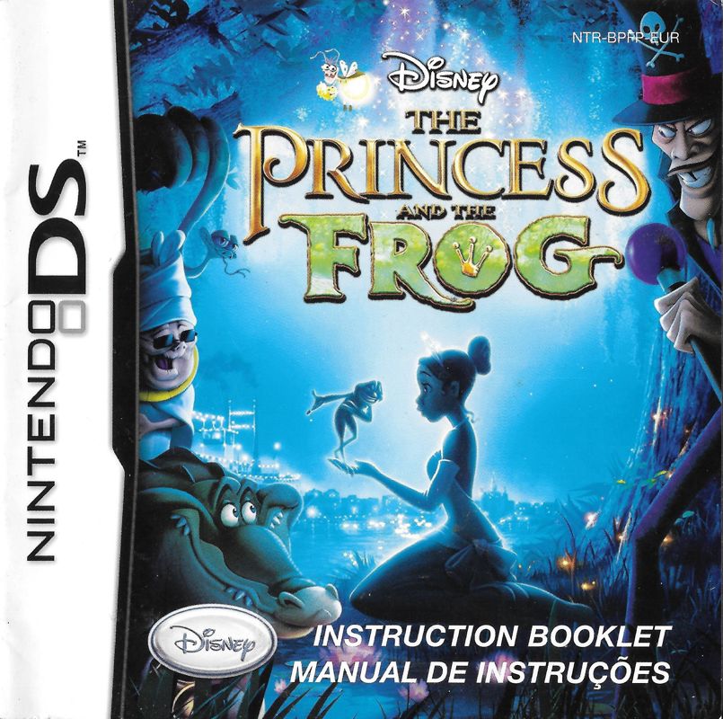 Manual for The Princess and the Frog (Nintendo DS): Front