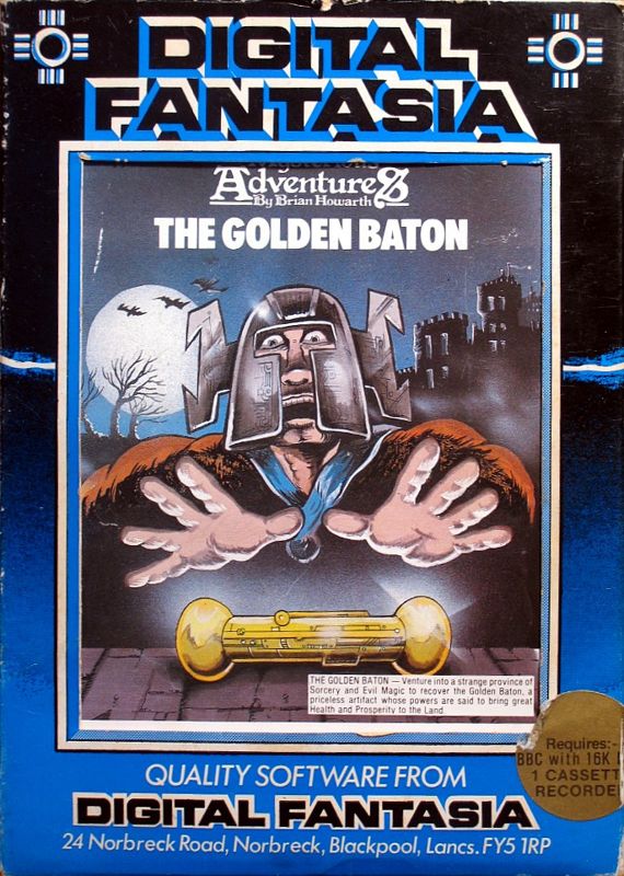 Front Cover for The Golden Baton (BBC Micro)