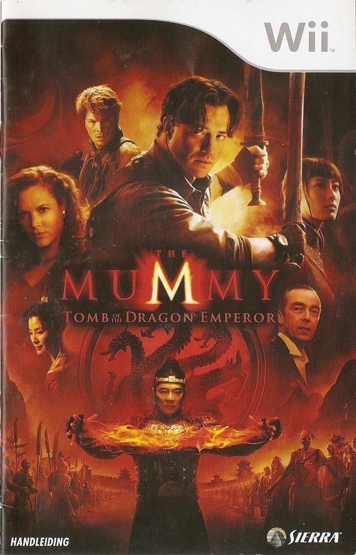 Manual for The Mummy: Tomb of the Dragon Emperor (Wii): Front