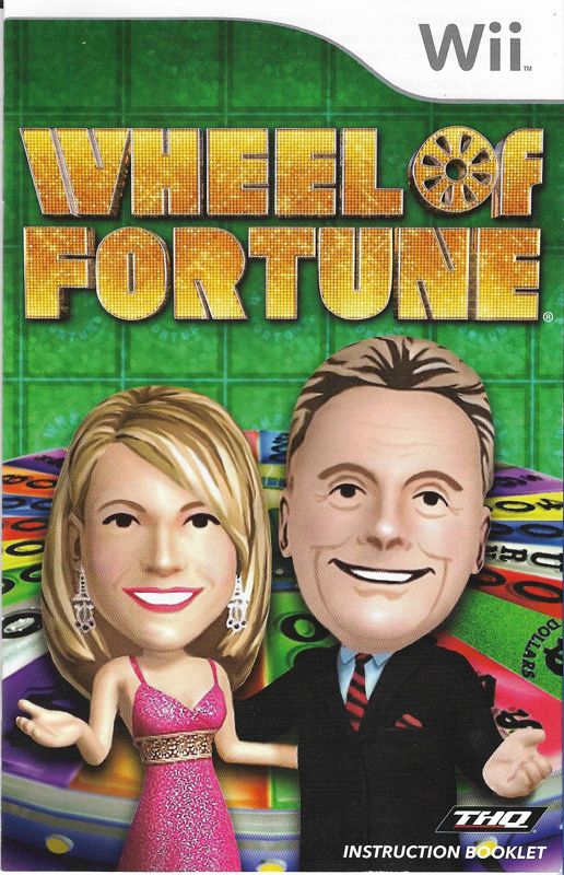 Manual for Wheel of Fortune (Wii): Front
