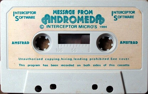Media for Message from Andromeda (Amstrad CPC)