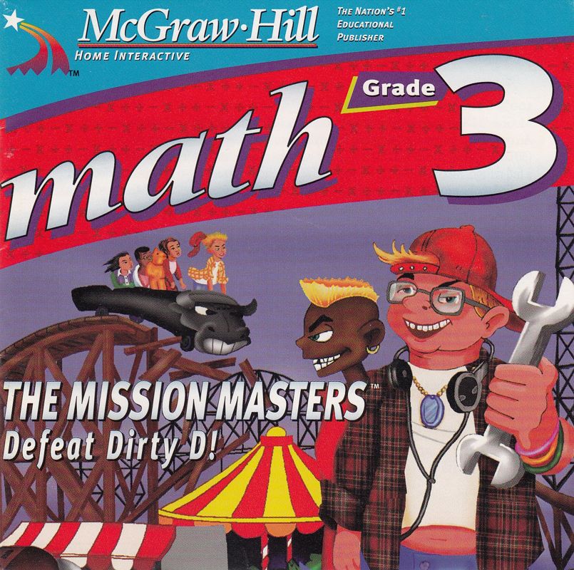Front Cover for Math Grade 3: The Mission Masters - Defeat Dirty D! (Macintosh and Windows and Windows 3.x)