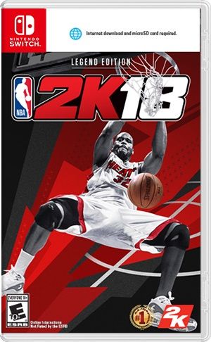 Front Cover for NBA 2K18 (Legend Edition) (Nintendo Switch) (download release)