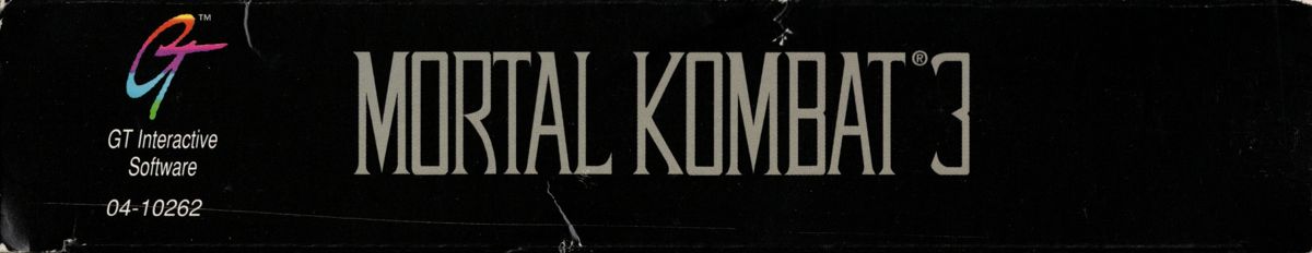 Spine/Sides for Mortal Kombat 3 (DOS): Top