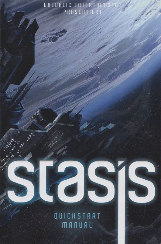 Manual for Stasis (Macintosh and Windows): Front