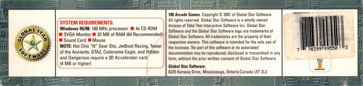 100 Action Arcade Games Vol. 4 cover or packaging material - MobyGames