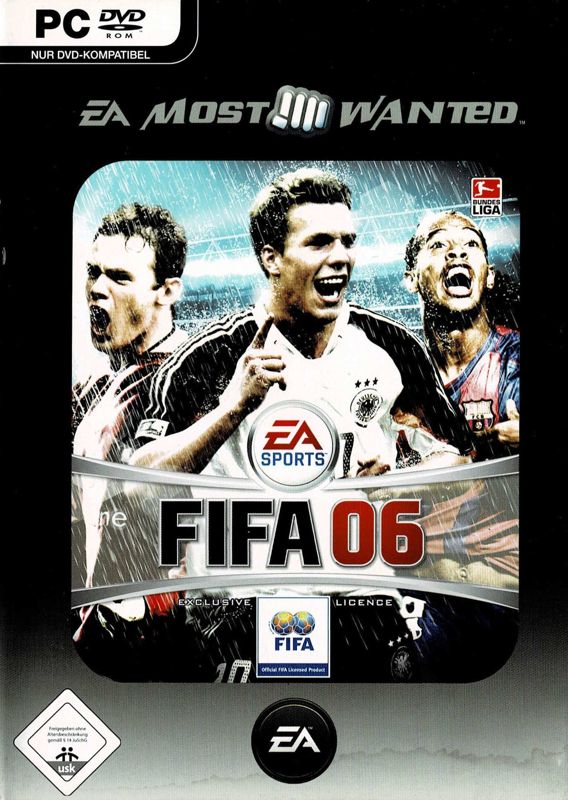 Front Cover for FIFA Soccer 06 (Windows) (EA Most Wanted release)