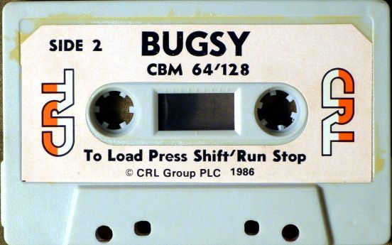 Media for Bugsy (Commodore 64)