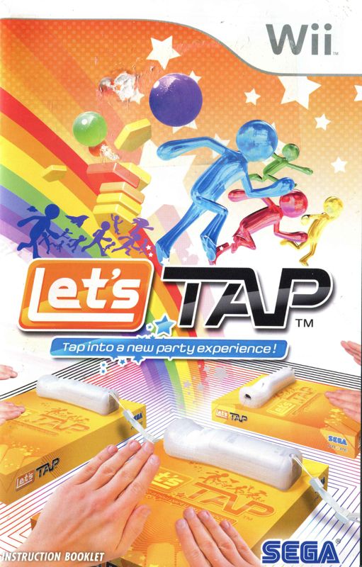Manual for Let's Tap (Wii): Front