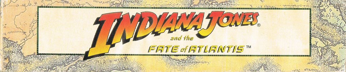 Spine/Sides for Indiana Jones and the Fate of Atlantis (Amiga): Top
