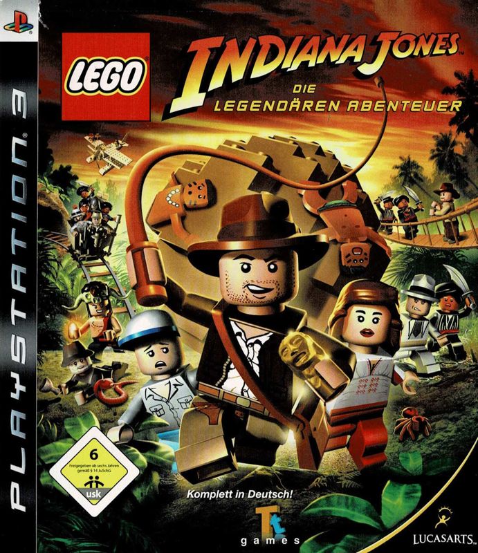 Front Cover for LEGO Indiana Jones: The Original Adventures (PlayStation 3)