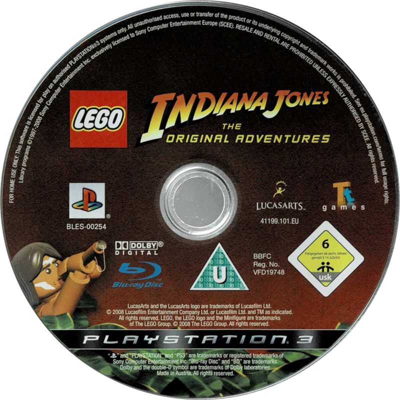 Media for LEGO Indiana Jones: The Original Adventures (PlayStation 3)