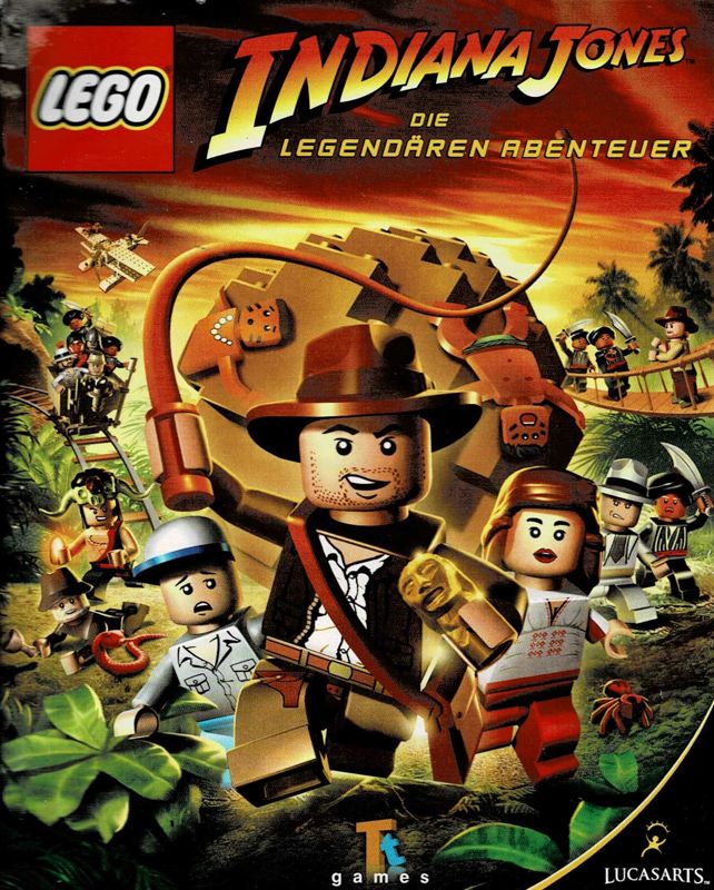 Manual for LEGO Indiana Jones: The Original Adventures (PlayStation 3): Front