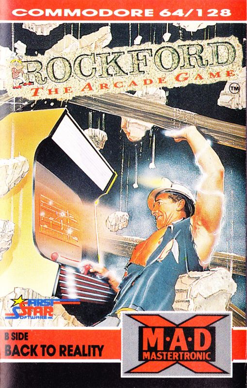 Front Cover for Rockford: The Arcade Game + Back to Reality (Commodore 64)
