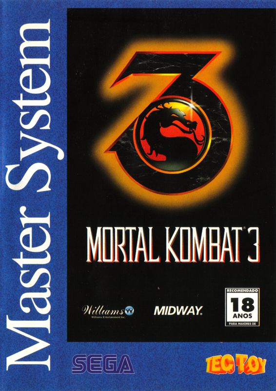 Front Cover for Mortal Kombat 3 (SEGA Master System)