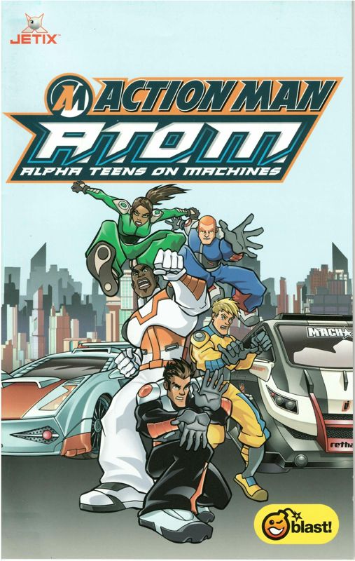 Manual for Action Man: A.T.O.M. - Alpha Teens on Machines (PlayStation 2): Manual Front