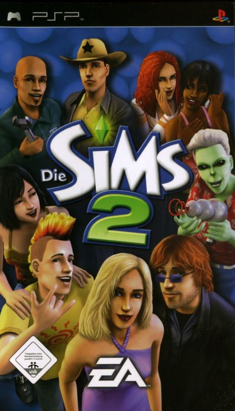 Front Cover for The Sims 2 (PSP)