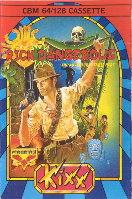 Front Cover for Rick Dangerous (Commodore 64) (Budget re-release)