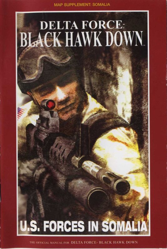 Manual for Delta Force: Black Hawk Down (Windows): Front