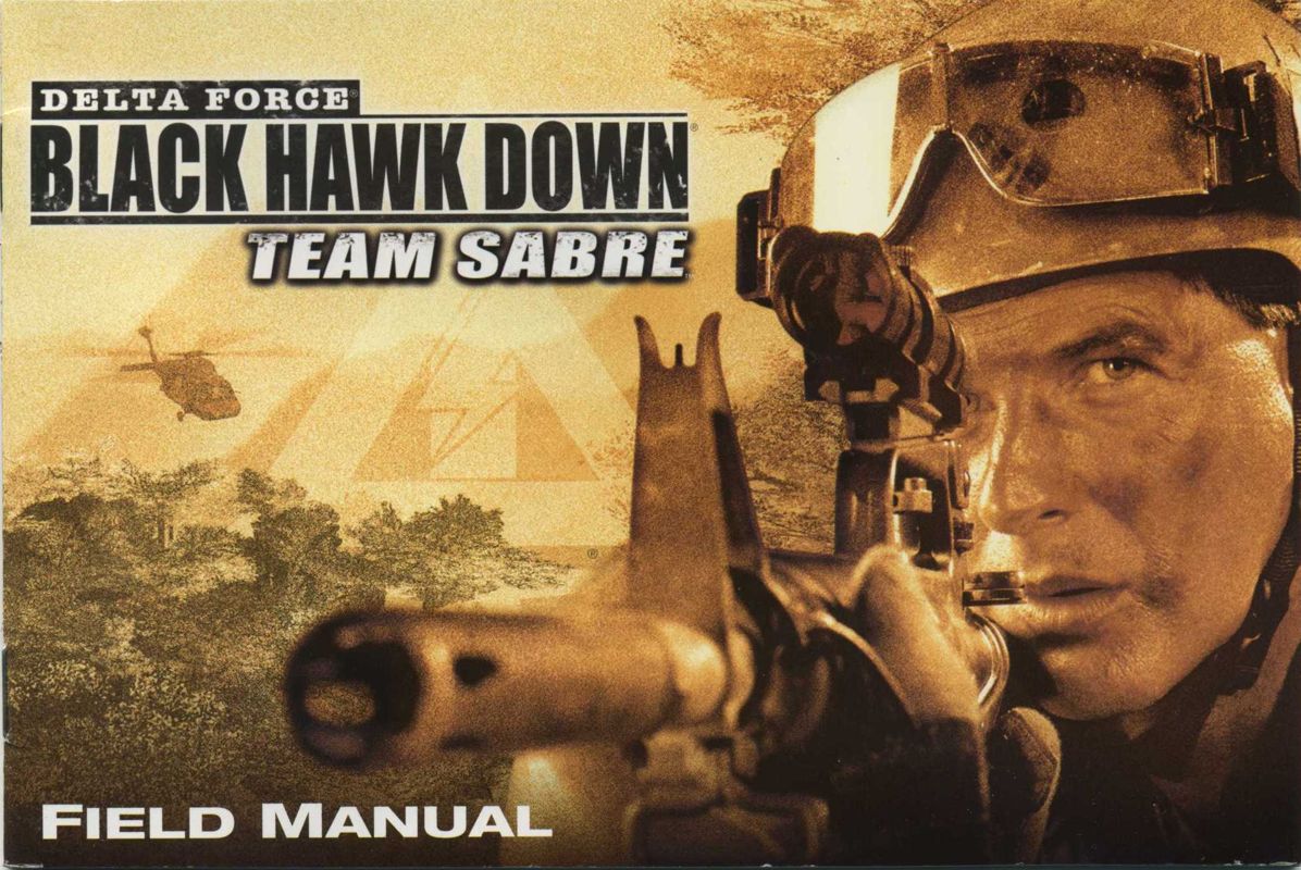 Manual for Delta Force: Black Hawk Down - Team Sabre (Windows): Front