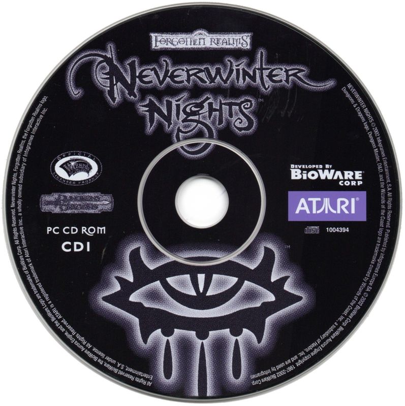 Media for Neverwinter Nights (Windows) (re-release): Disc 1