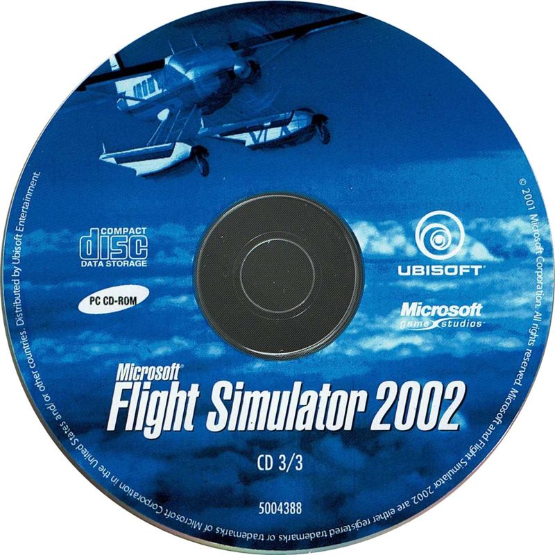 Media for Microsoft Flight Simulator 2002 (Windows) (Ubisoft eXclusive release): Disc 3