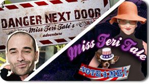 Front Cover for Danger Next Door: Miss Teri Tale's Adventure (Windows) (MSN Games/Oberon Media/Pogo release)