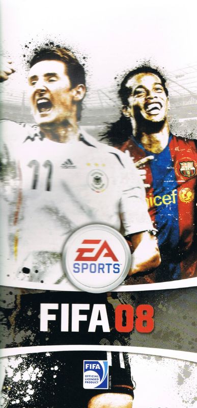 Manual for FIFA Soccer 08 (PSP): Front
