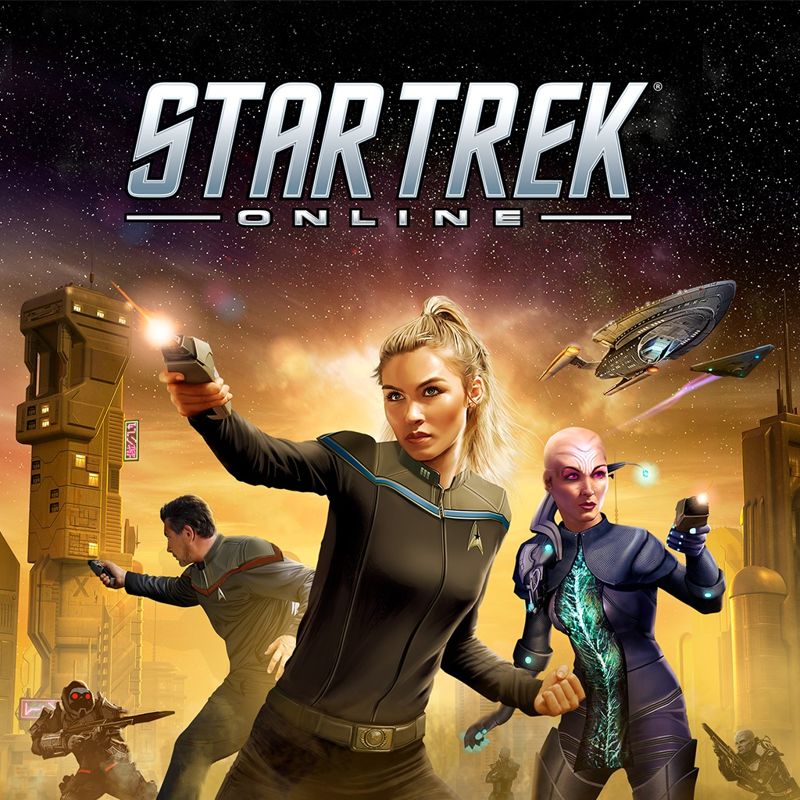 Front Cover for Star Trek Online (PlayStation 4) (download release): 2018 version