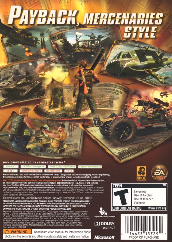 Mercenaries 2: World in Flames - Xbox 360